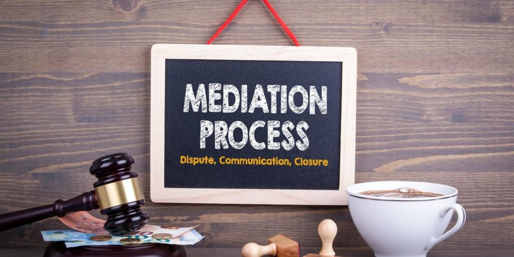 Sign that says Mediation Process